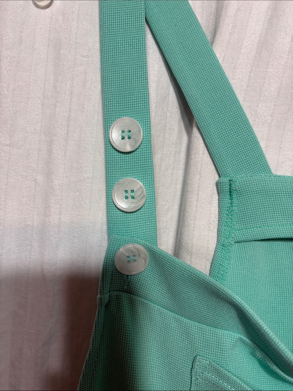 HALARA Mint Green Shorts Romper - Picture 6 of 8